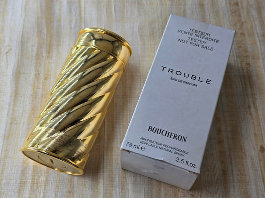 Trouble Boucheron for women EDP Spray 75 ml 2.5 oz, Vintage, Rare, Tester