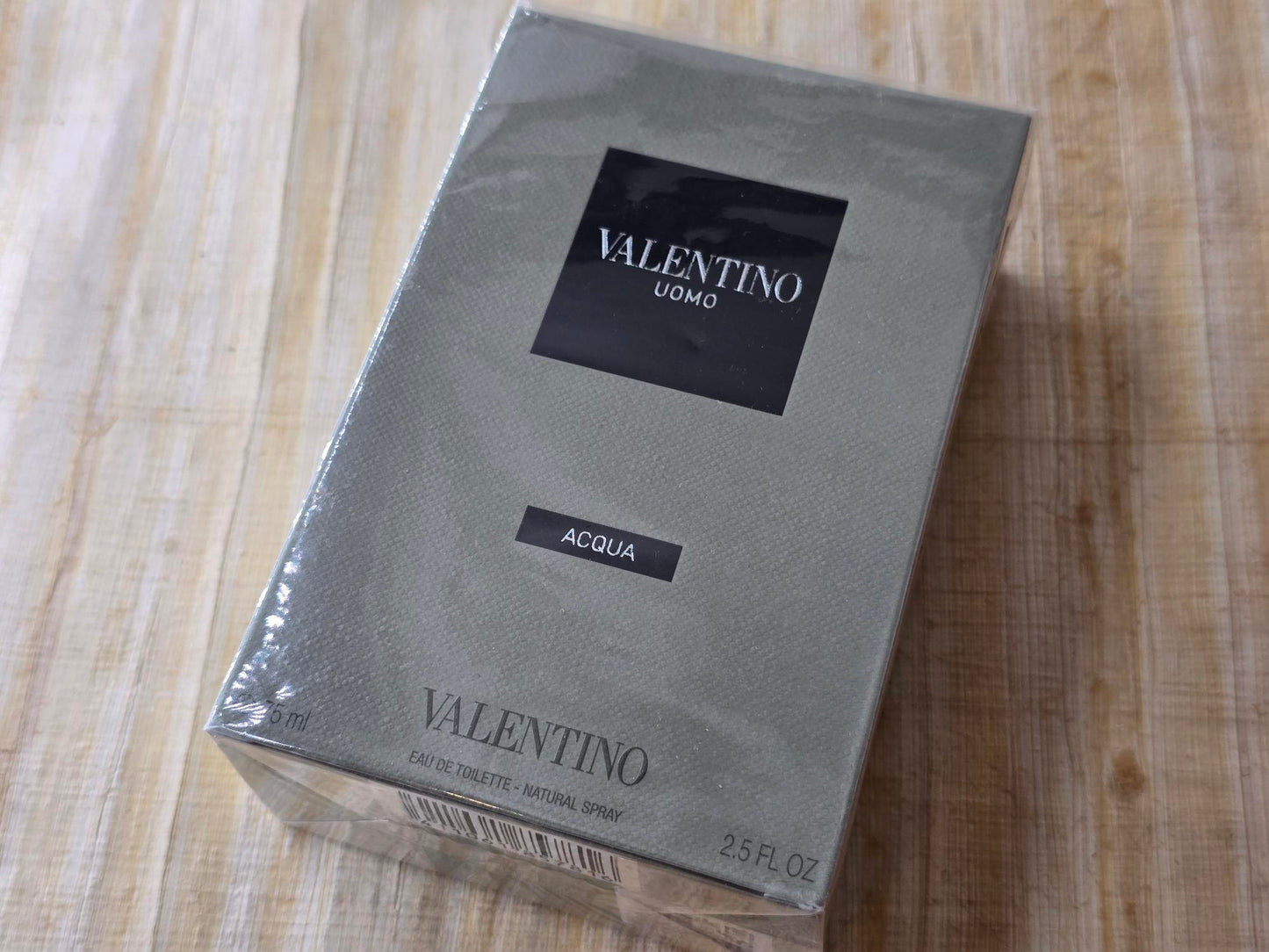 Valentino Uomo Acqua Valentino for men EDT Spray 125 ml 4.2 oz OR 75 ml 2.5 oz, Vintage, Rare, Sealed