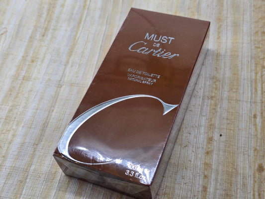Must de Cartier for women EDT Spray 100 ml 3.4 oz, Vintage, Rare, Sealed