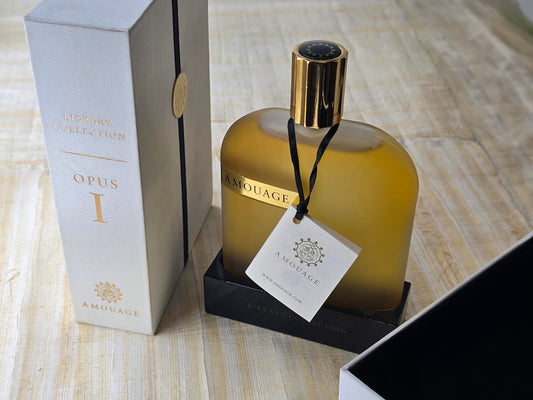 The Library Collection Opus I Amouage Unisex Spray 100 ml 3.4 oz - Rare, Vintage Oman, Original Bottle Sealed