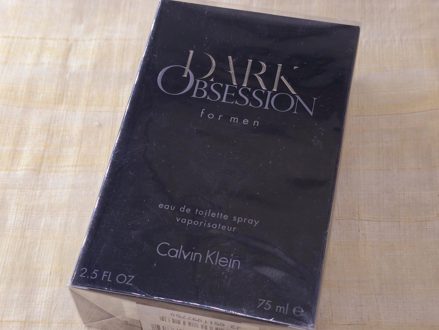 Dark Obsession Calvin Klein for men EDT Spray 125 ml 4.2  oz OR 75 ml 2.5 oz, Vintage, Rare, Sealed