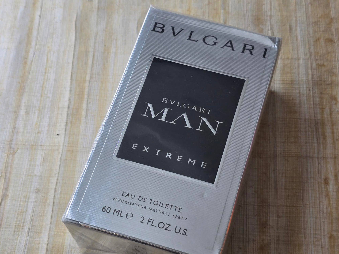 Bvlgari Man Extreme Bvlgari for men EDT Spray 60 ml 2 oz, Vintage 2015, Rare, Sealed