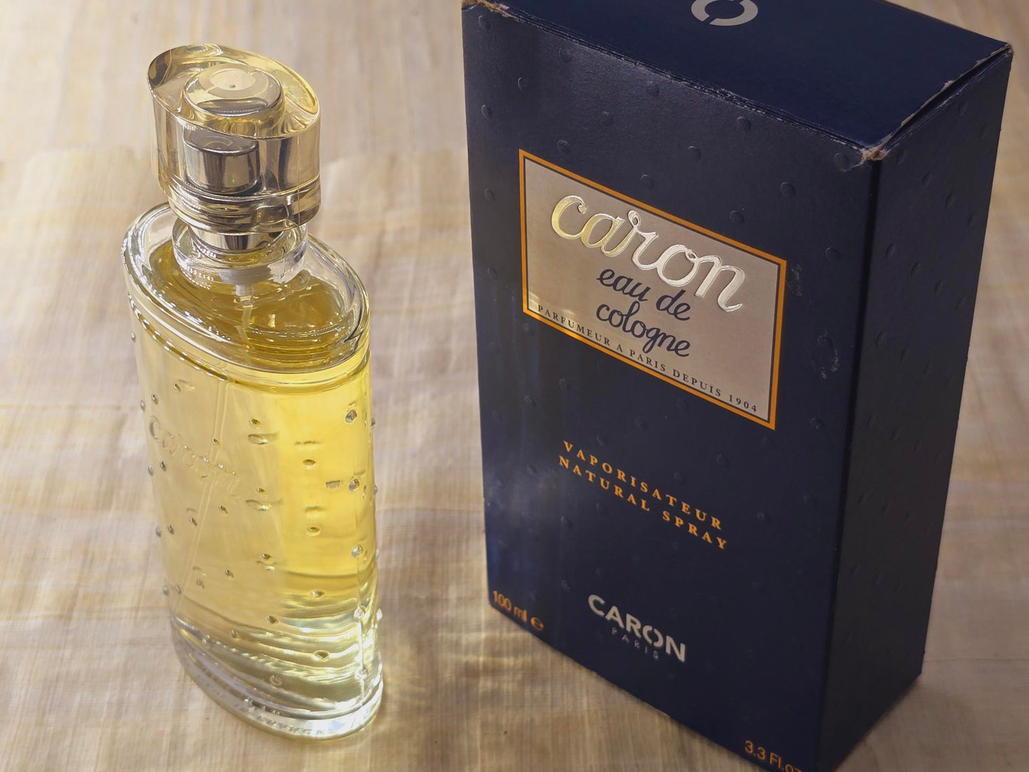 Eau de Cologne Caron for men EDC Spray 100 ml 3.4 oz, Vintage, Rare