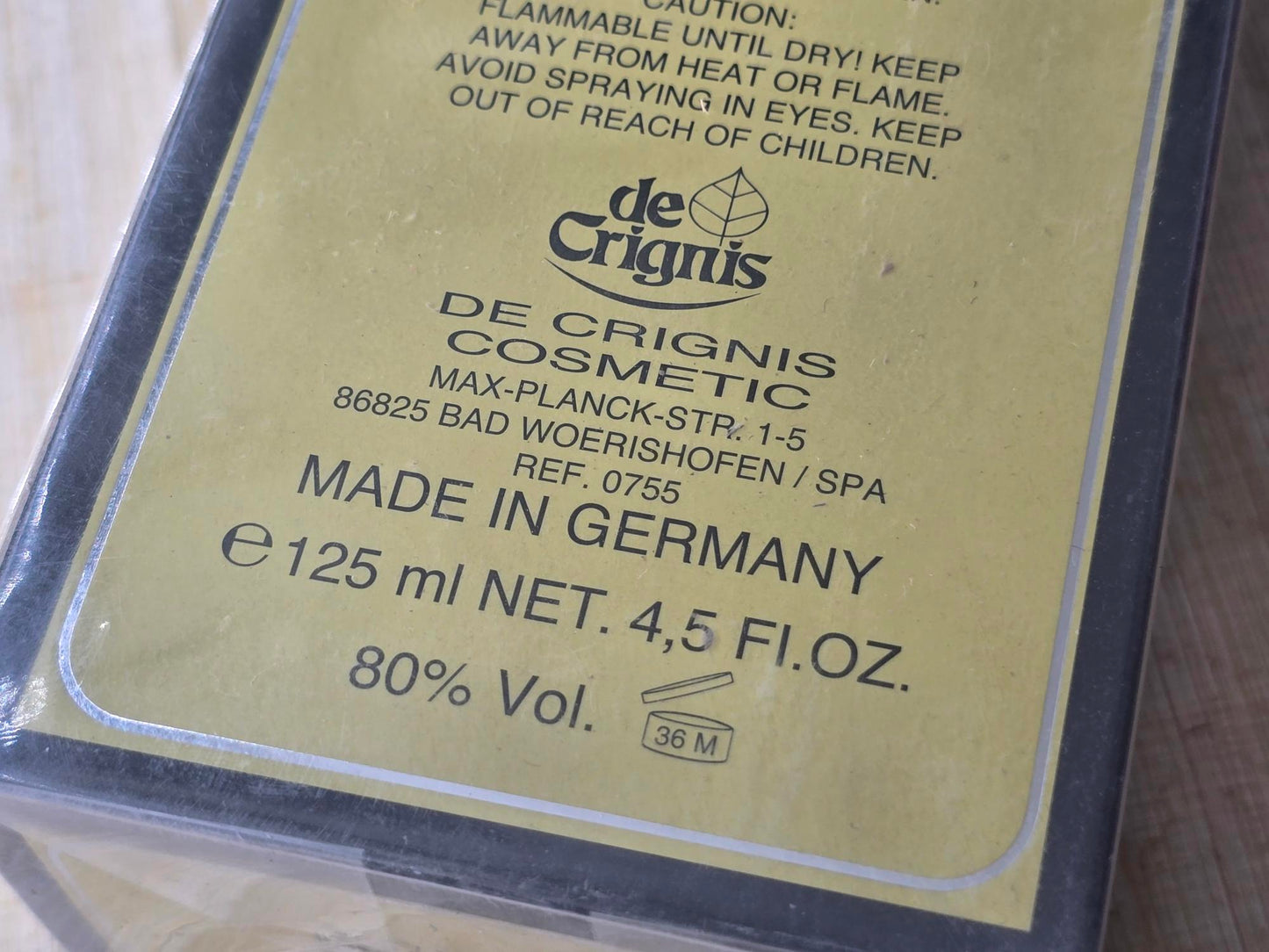 Chevalier de Crignis for men EDT Spray 125 ml 4.2 oz, Rare, Vintage, Sealed