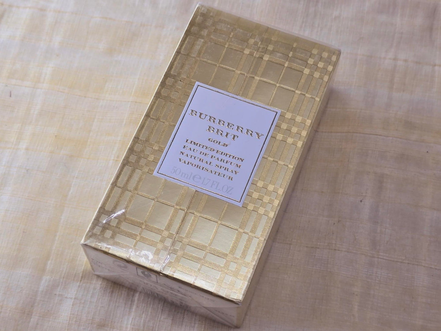 Burberry Brit Gold Burberry for women EDP Spray 100 ml 3.4 oz OR 50 ml 1.7 oz, Vintage, Rare, Sealed