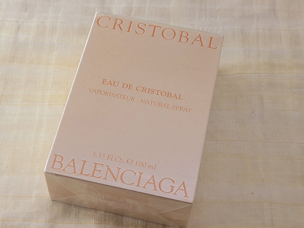 Cristobal Balenciaga Eau De Cristobal for Women EDT Spray 100 ml 3.4 oz, Vintage, Rare, Sealed