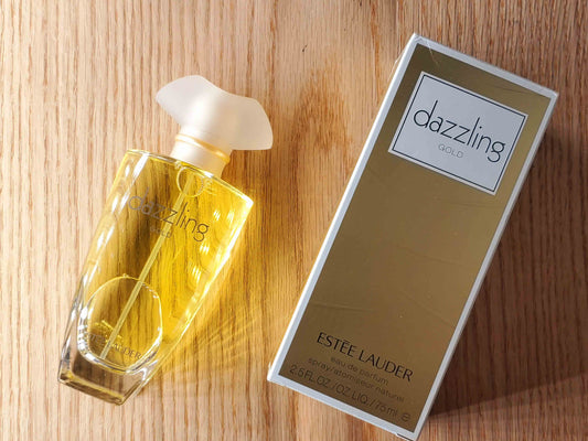 Dazzling Gold Estée Lauder for women EDP Spray 75 ml 2.5  oz Or 30 ml 1 oz, Vintage, Rare