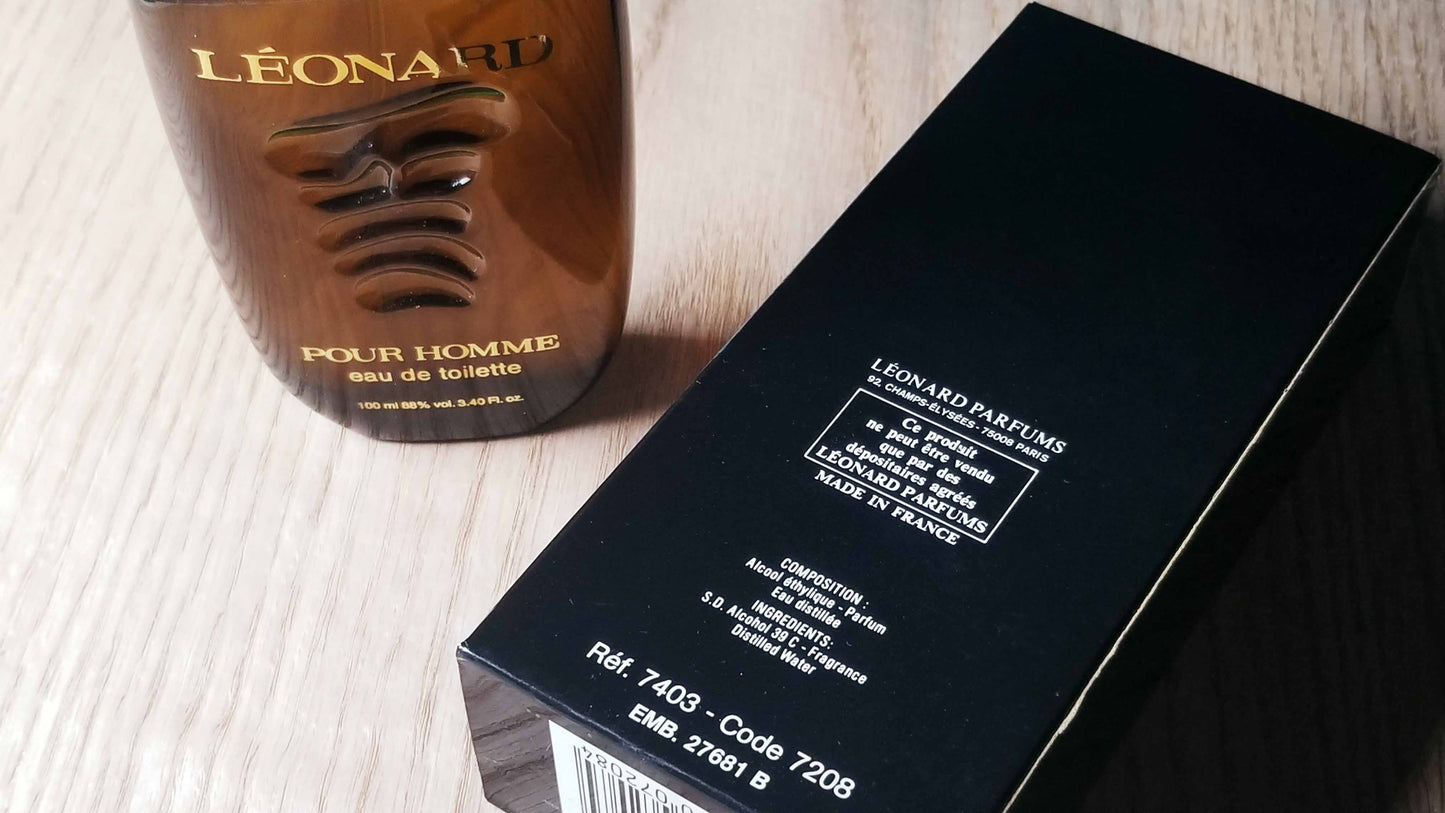 Leonard Pour Homme for men EDT Spray 100 ml 3.4 oz, Vintage, Rare