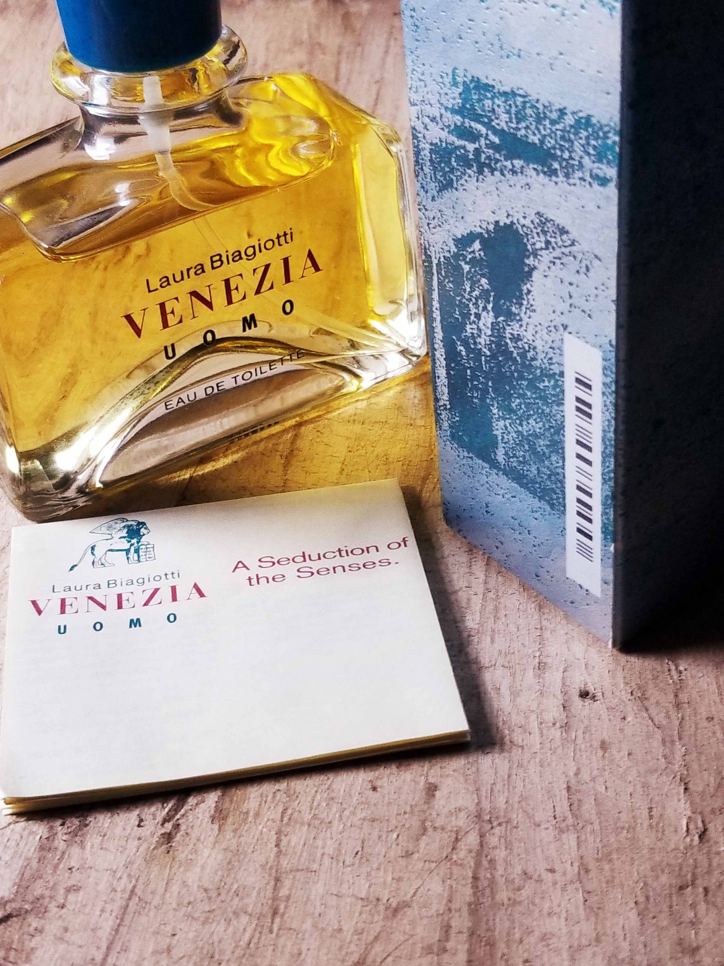 Venezia Uomo by Laura Biagiotti for Men EDT Spray 125 ml 4.2 oz, Vintage Eurocos Germany, Rare