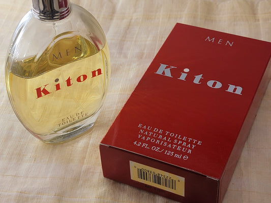 Kiton Men Kiton for men EDT Spray 125 ml 4.2 oz, Vintage, Rare, As pics