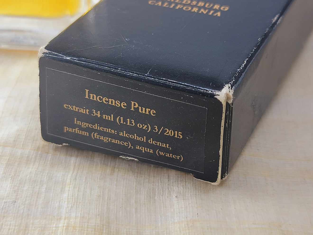 Incense Pure Sonoma Scent Studio Unisex EDP Spray 50 ml 1.7 oz, Rare, Vintage, Used As Pics