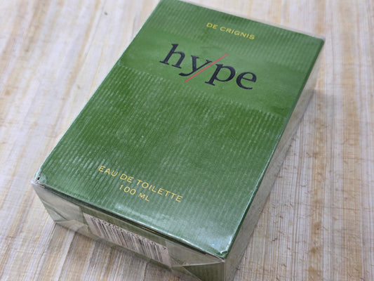 Hype de Crignis for Men EDT Spray 100 ml 3.4 oz, Vintage, Rare, Sealed