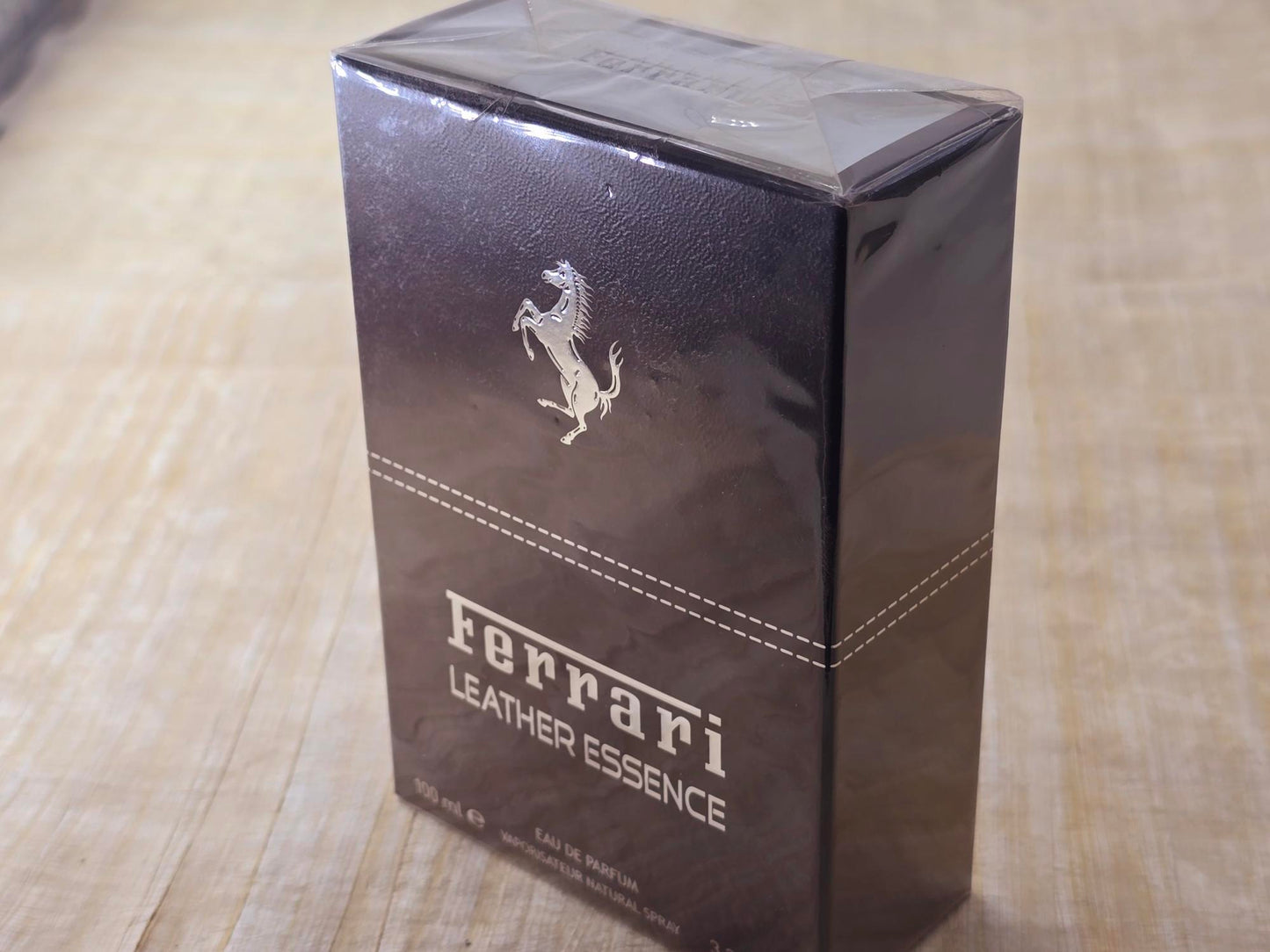 Leather Essence Ferrari for men EDP Spray 100 ml 3.4 oz, Vintage, Rare, Sealed