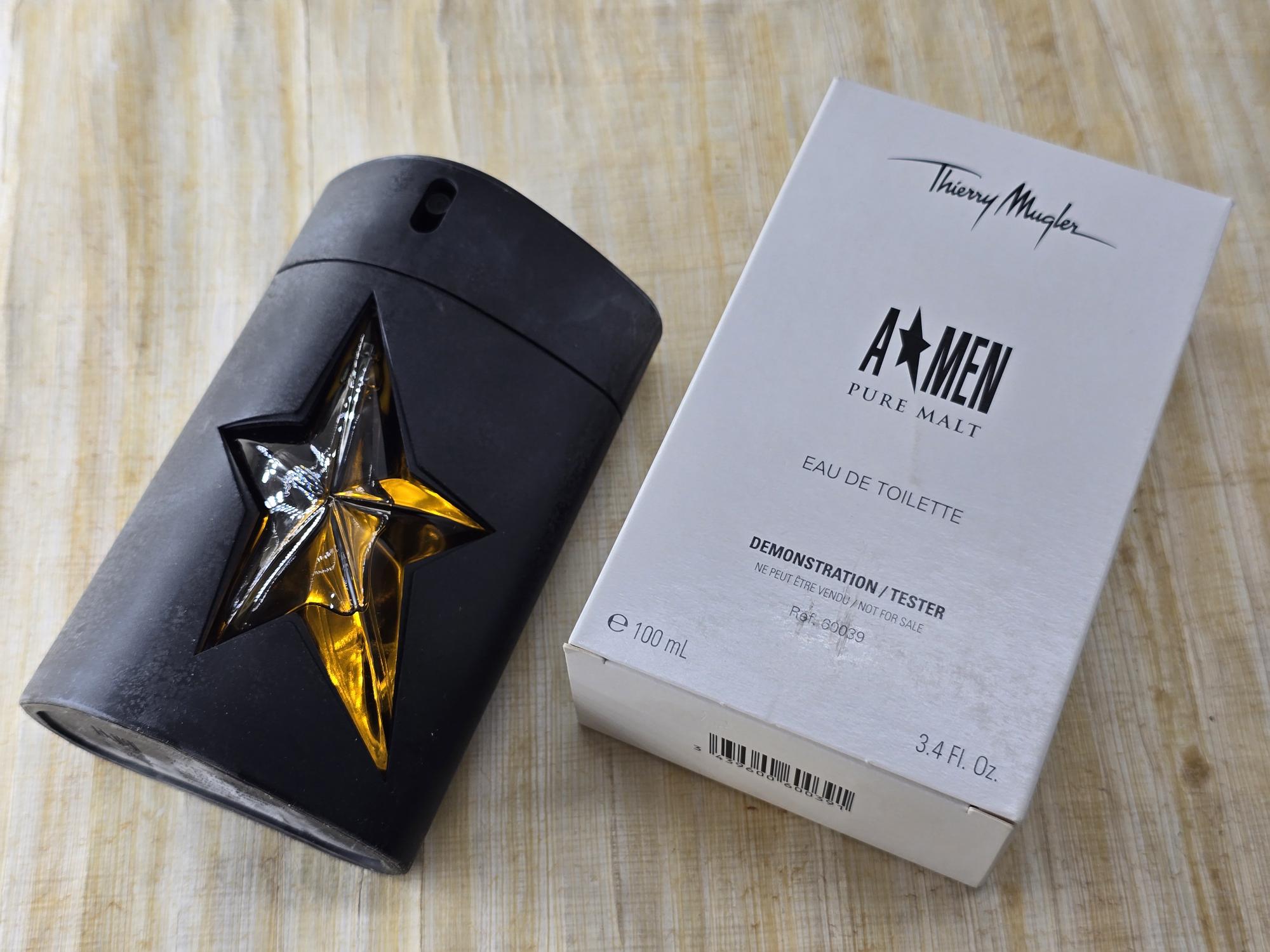 A*Men Pure Malt Mugler for men EDT Spray 100 ml 3.4 oz