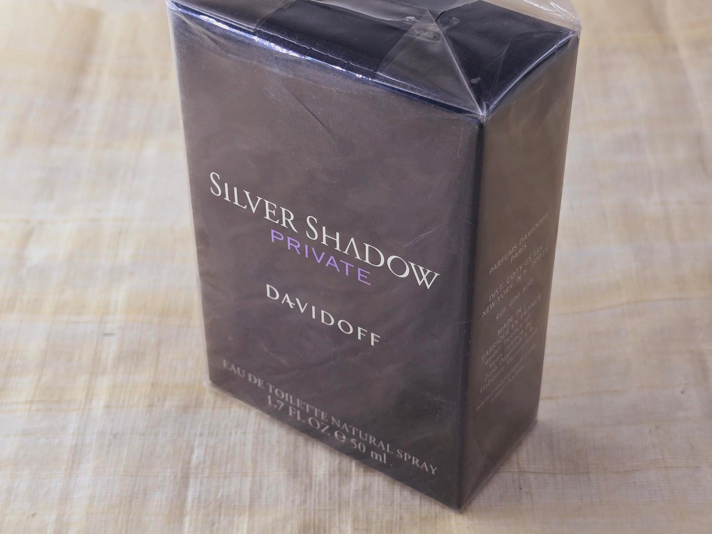 Silver Shadow Private Davidoff for men EDT Spray 50 ml 1.7 oz, Rare, Vintage, Sealed