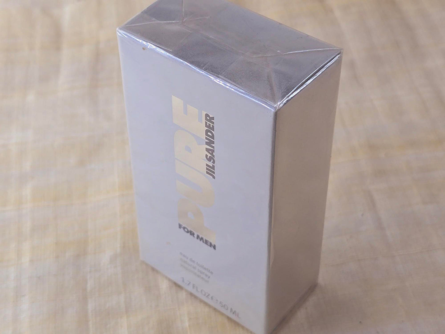 Jil Sander Pure for Men EDT Spray 50 ml 1.7 oz, Vintage, Rare, Sealed