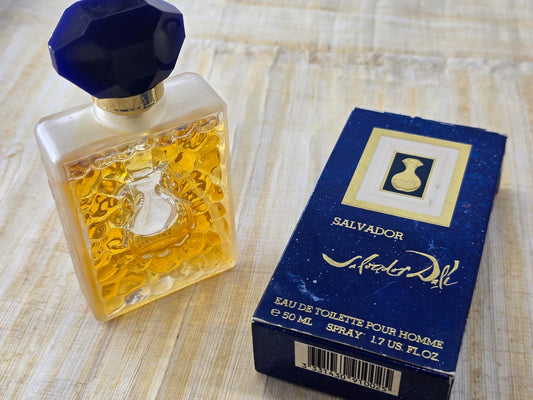 Salvador by Salvador Dali (1992) for men EDT Spray 50 ml 1.7 oz, Vintage, Rare, As Pics