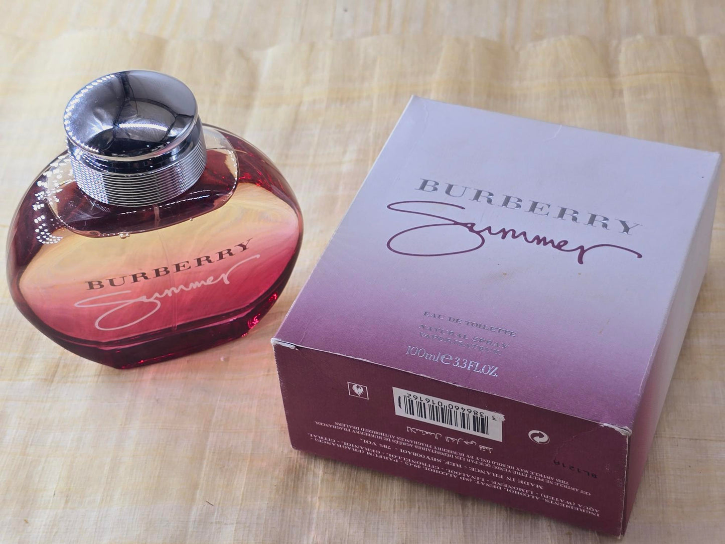 Burberry Summer Women 2009 EDT Spray 100 ml 3.4 oz, Vintage, Rare