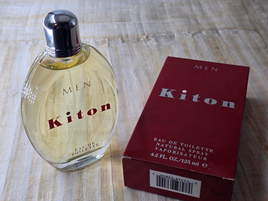 Kiton Men Kiton for men EDT Spray 125 ml 4.2 oz - Rare, Vintage, Original Bottle