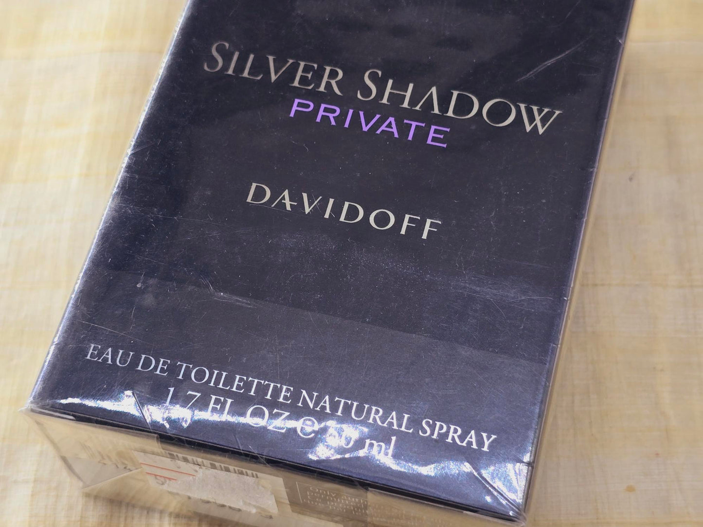 Silver Shadow Private Davidoff for men EDT Spray 50 ml 1.7 oz, Rare, Vintage, Sealed