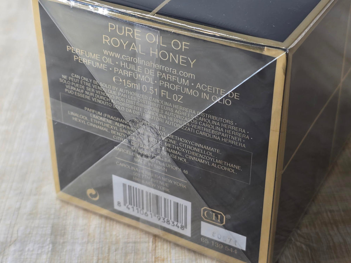 Carolina Herrera Pure Oil of Royal Honey - Unisex Vintage (15ml / 0.5oz) - Sealed