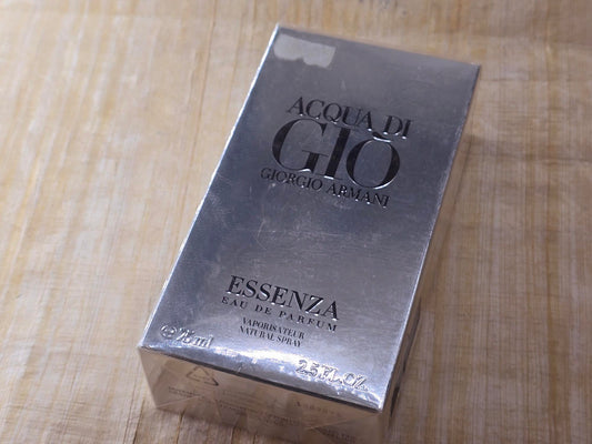 Acqua di Gio Essenza Giorgio Armani for men EDP Spray 180 ml 6.08 oz OR 75 ml 2.5 oz, Rare, Vintage, Sealed