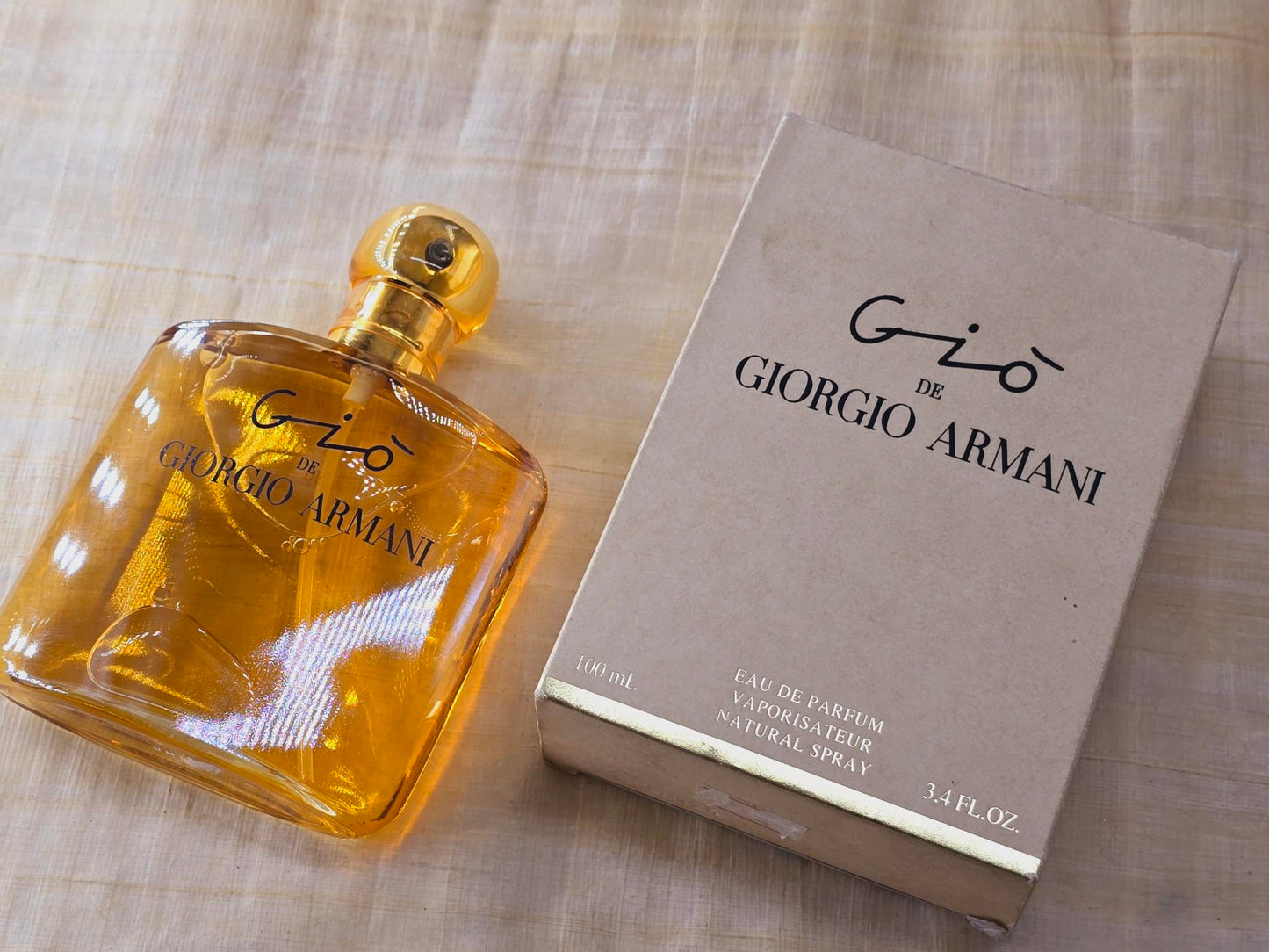 Gio Giorgio Armani for women EDP Spray 100 ml 3.4 oz, Vintage, Rare