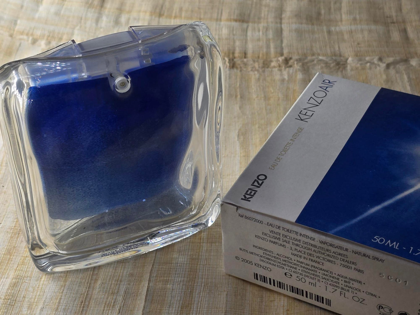 Kenzo Air Intense - Men's EDT Vintage (50ml / 1.7oz & 90ml / 3oz) - Unused (Level as Pictured)
