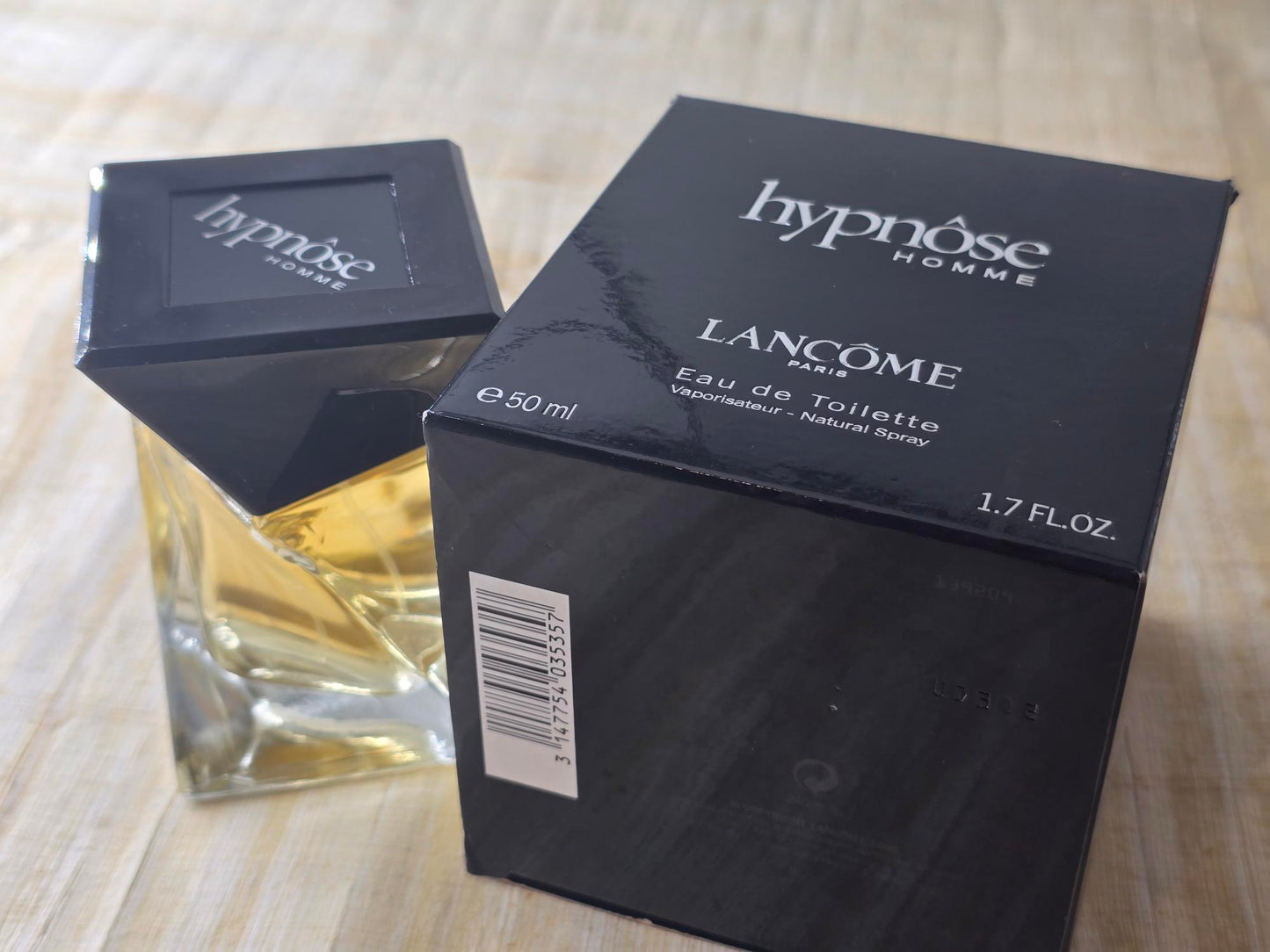Hypnôse Homme Lancôme for men EDT Spray 75 ml 2.5 oz OR 50 ml 1.7 oz, Vintage, Rare, Sealed