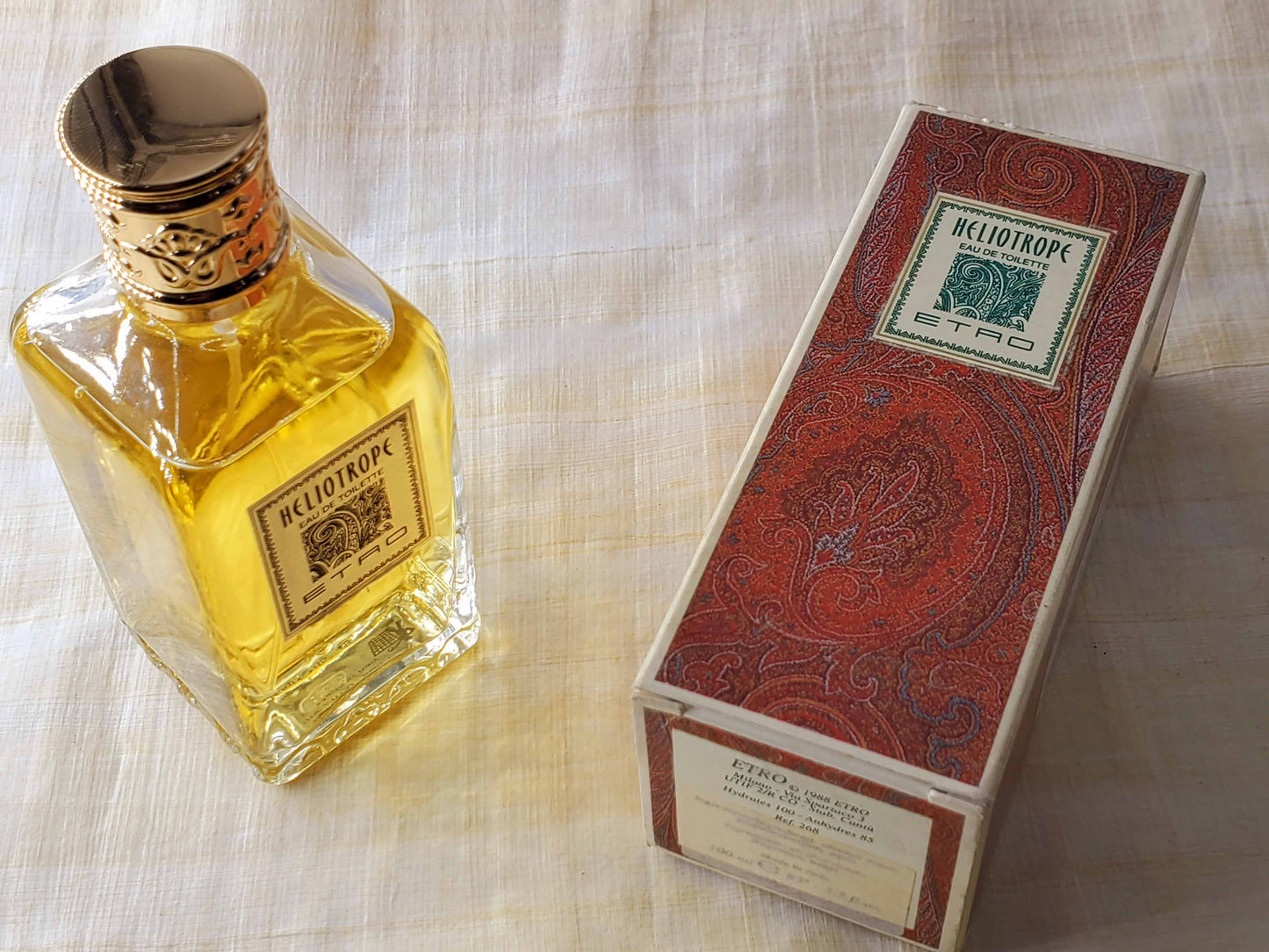 Heliotrope Etro Unisex EDT Spray 100 ml 3.4 oz, Vintage, Rare