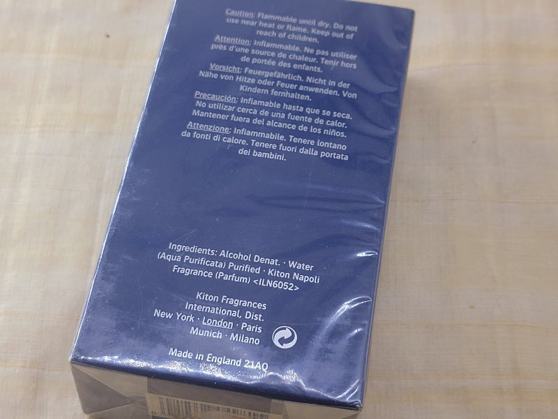 Napoli Kiton for men EDT Spray 75 ml 2.5 oz, Vintage, Rare, Sealed