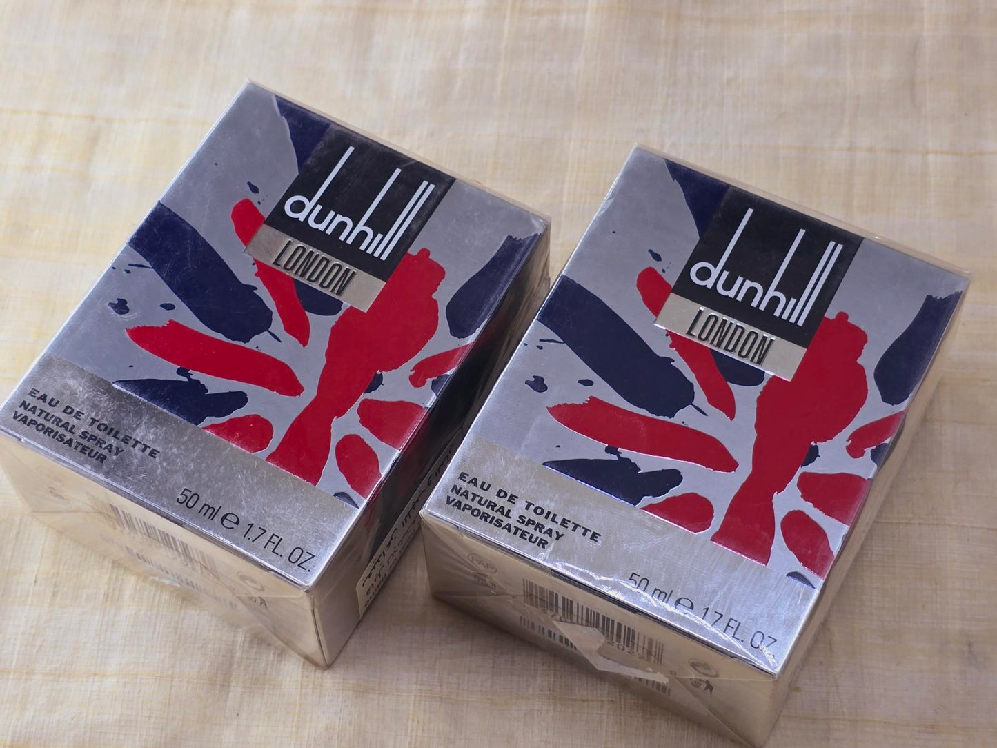 Dunhill London Alfred Dunhill for men EDT Spray Bundle 50 ml 1.7 oz X 2 Bottles, Vintage, Rare, Sealed