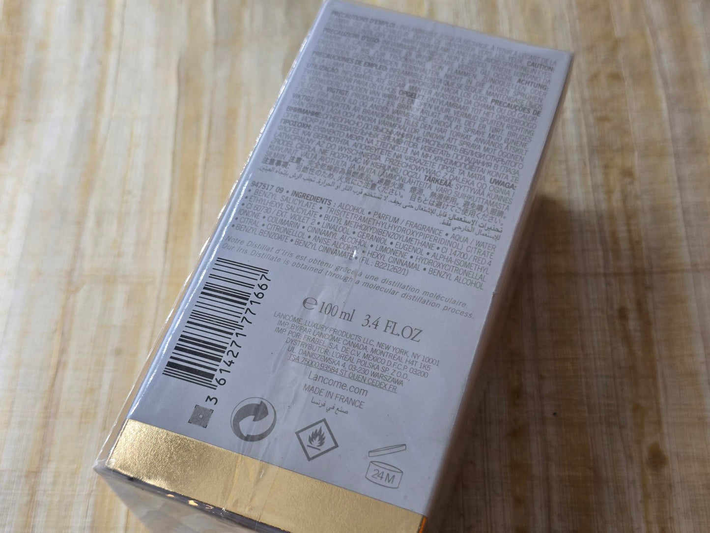 Iris Dragées Lancôme for women and men EDP Spray 100 ml 3.4 oz, Vintage, Rare, Sealed