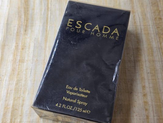 Escada pour Homme Escada for men EDT Spray 125 ml 4.2 - Rare, Vintage, Original Bottle Sealed