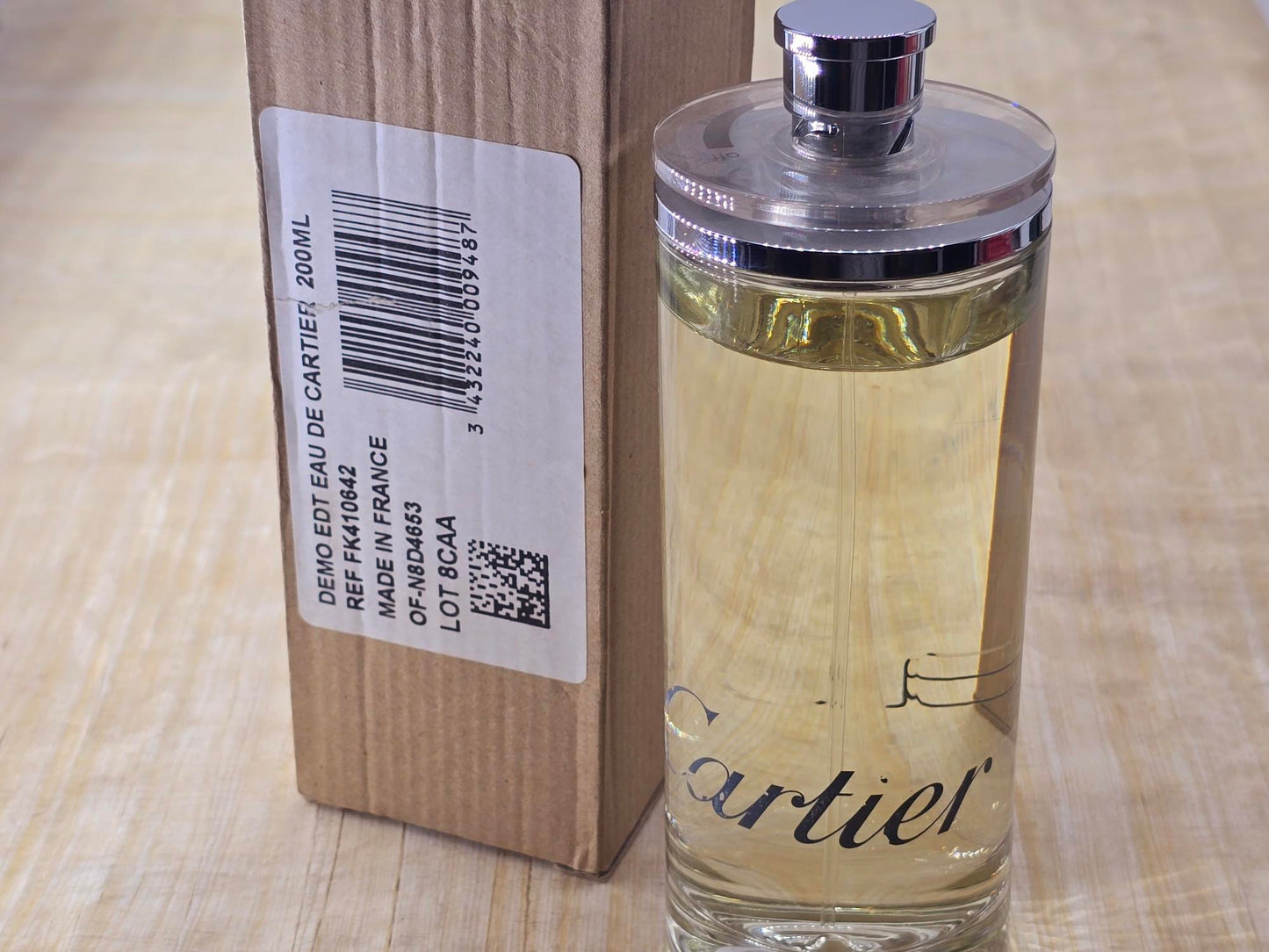 Eau de Cartier Cartier Unisex EDT Spray 200 ml 6.8 oz, Rare, Vintage, Tester As Pics