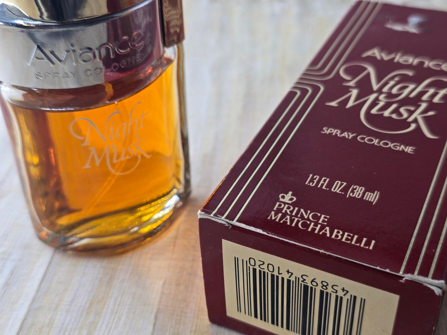 Aviance Night Musk Prince Matchabelli for women Spray Cologne 38 ml 1.3 oz, Vintage, Rare