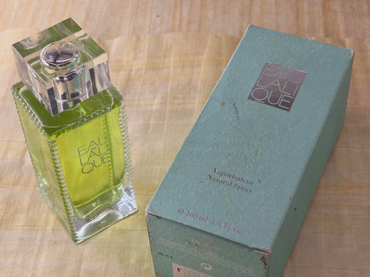 Eau de Lalique Unisex EDT Spray 100 ml 3.4 oz, Vintage, Rare