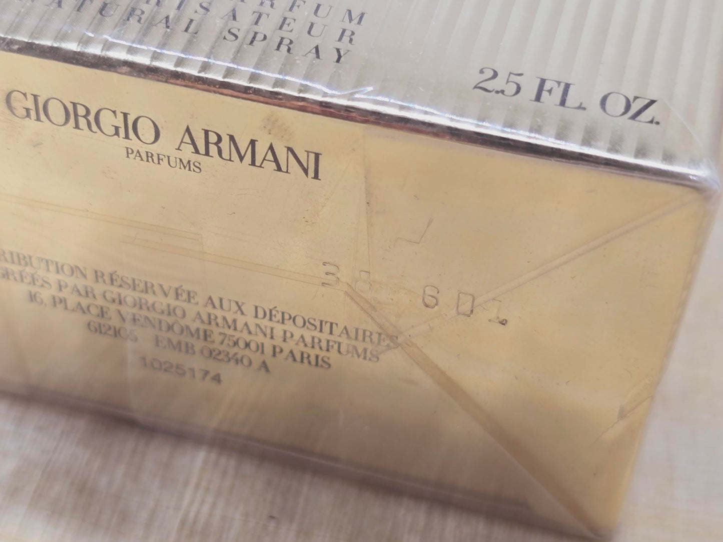 Idole d'Armani Giorgio Armani for women EDP Spray 75 ml 2.5 oz Or 50 ml 1.7 oz Or 30 ml 1 oz, Vintage, Rare, Sealed