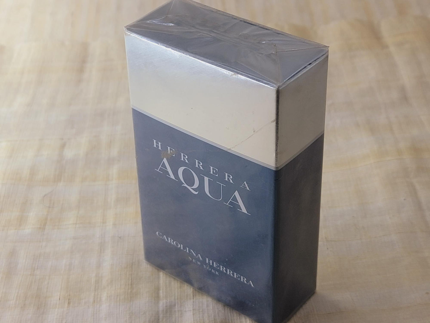 Herrera Aqua Carolina Herrera for men EDT Spray 100 ml 3.4 oz Or 50 ml 1.7 oz, Vintage, Rare, Sealed