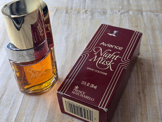 Aviance Night Musk Prince Matchabelli for women Spray Cologne 38 ml 1.3 oz, Vintage, Rare
