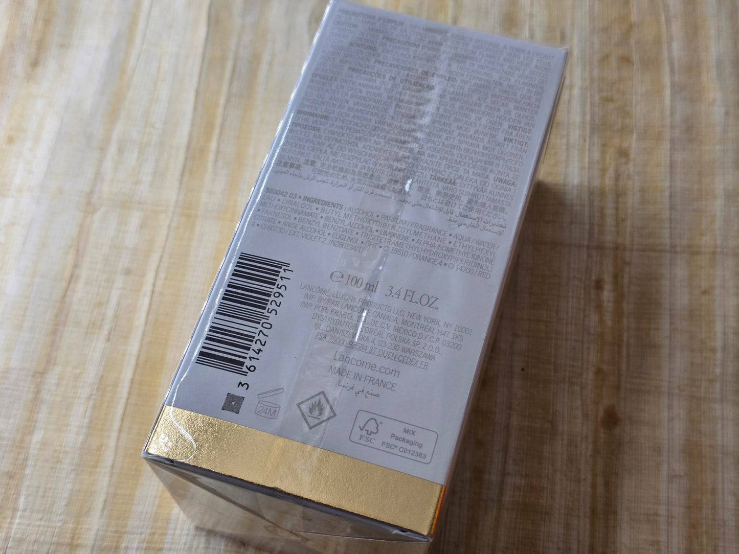 Jasmins Marzipane Lancôme for women and men EDP Spray 100 ml 3.4 oz, Vintage, Rare, Sealed