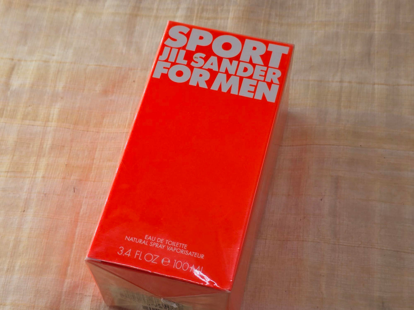 Sport for Men Jil Sander for Men EDT Spray 100 ml 3.4 oz, Vintage, Rare, Sealed