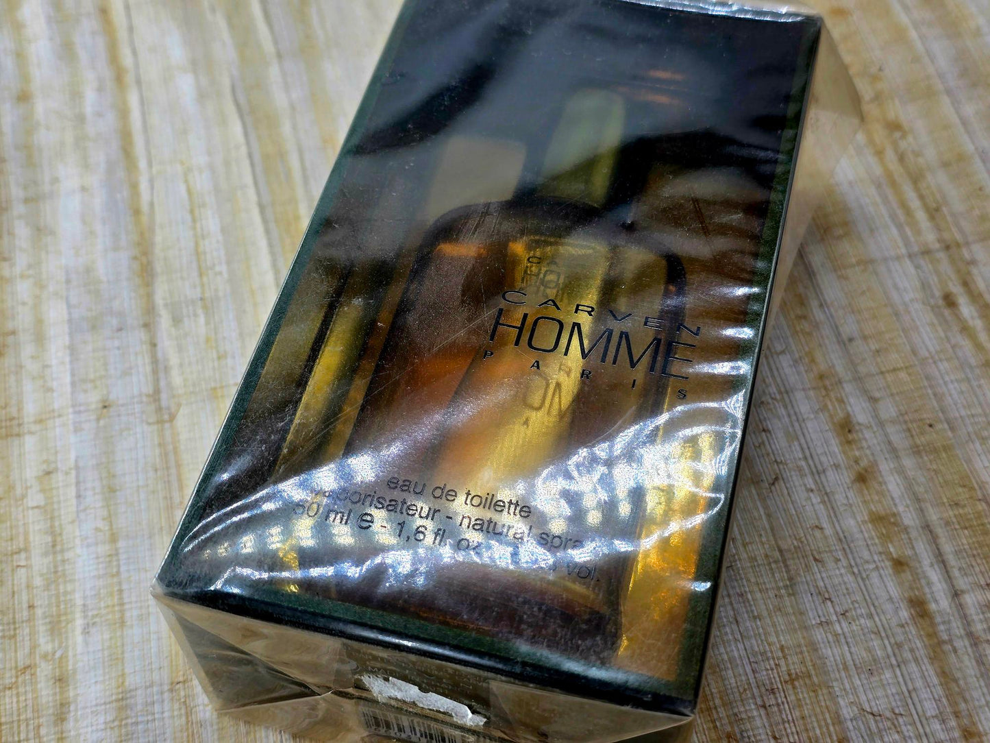 Homme Carven for men EDT Spray 100 ml 3.4 oz Or 50 ml 1.7 oz, Vintage, Rare