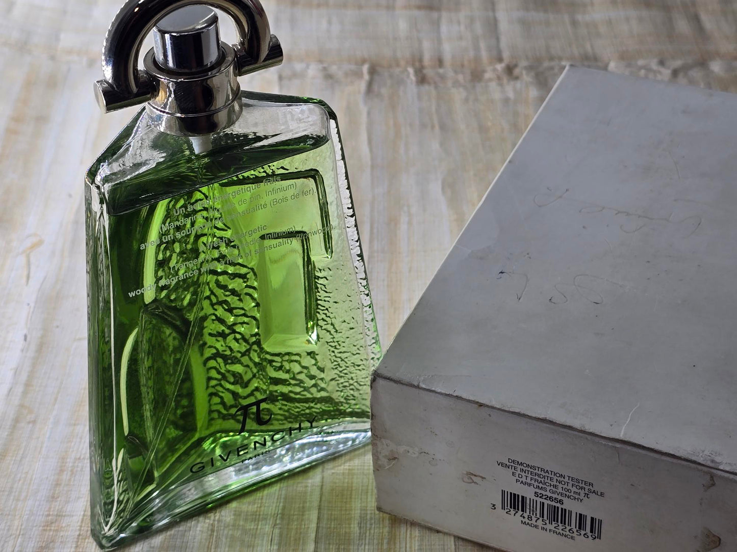 Givenchy Pi Fraiche - Men's EDT Vintage (100ml / 3.4oz) - Tester