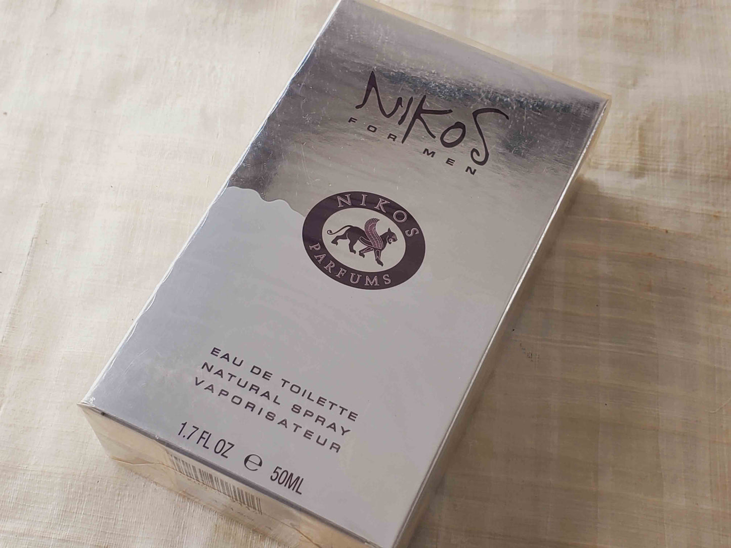 Nikos for men EDT Spray 100 ml 3.4 oz OR 50 ml 1.7 oz, Vintage, Rare, Sealed