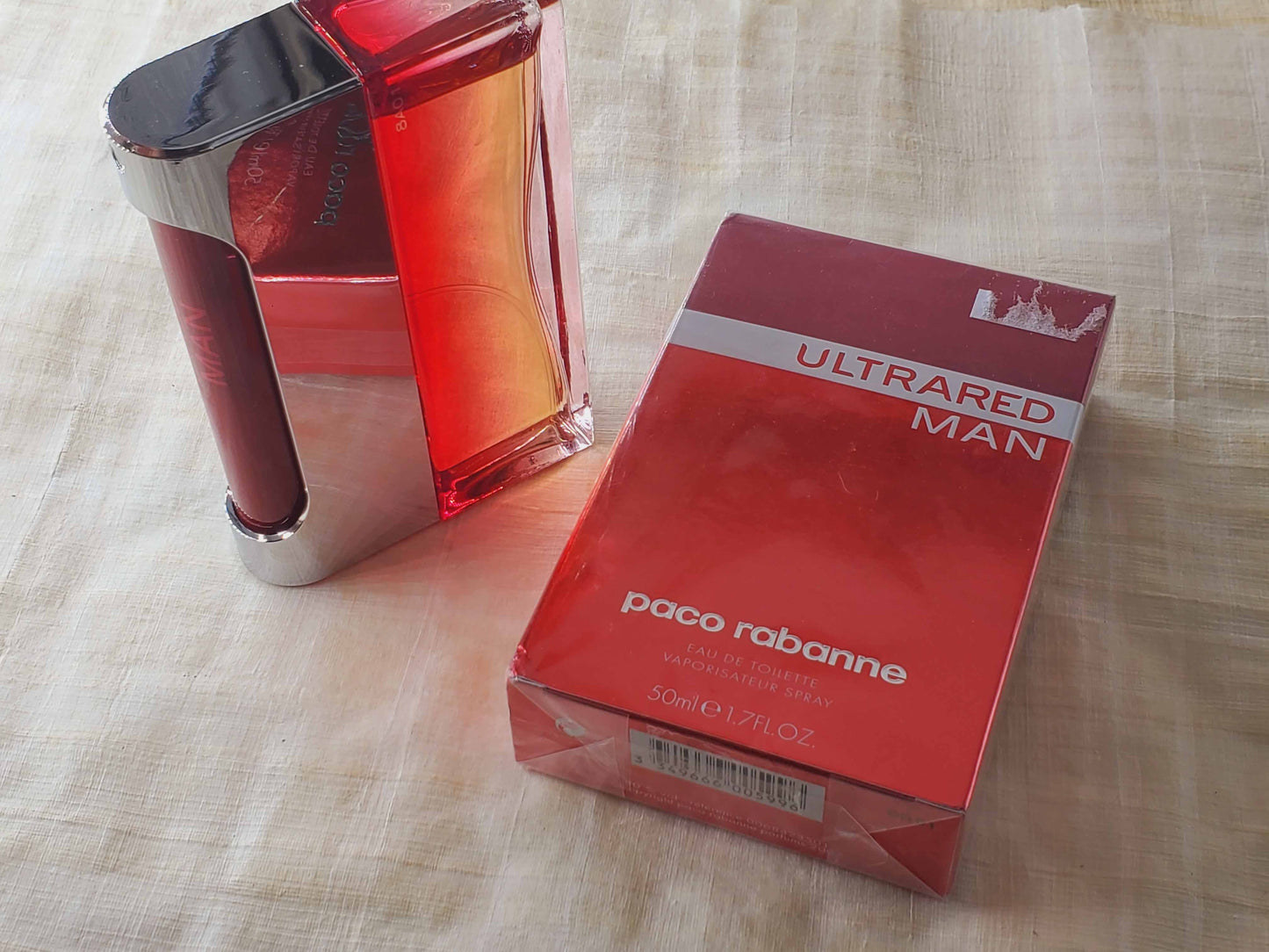 Ultrared Men Paco Rabanne for men EDT Spray 50 ml 1.7 oz, Vintage, Rare