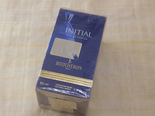 Initial Boucheron for women EDP Spray 50 ml 1.7 oz OR 30 ml 1 oz, Vintage, Rare, Sealed