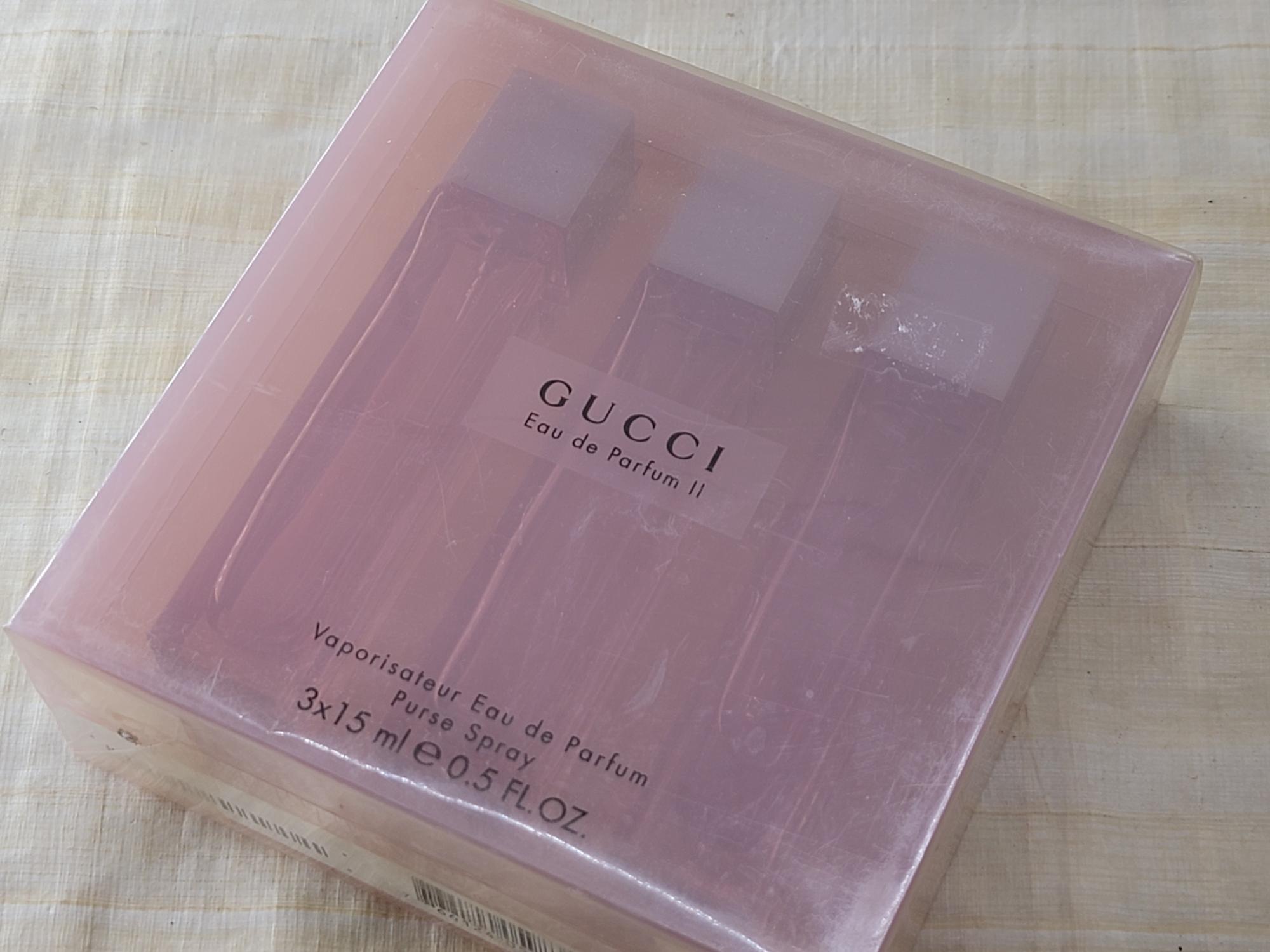 Gucci II Limited Edition for women EDP Spray 3X 15 ml 0.5 oz