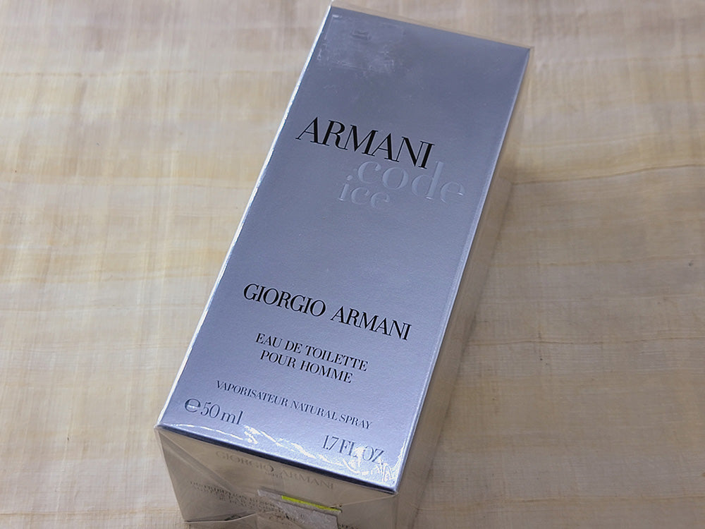 Armani Code Ice Giorgio Armani for men EDT Spray 50 ml 1.7 oz, Rare, Vintage, Sealed