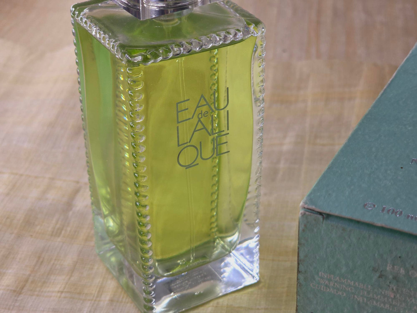 Eau de Lalique Unisex EDT Spray 100 ml 3.4 oz, Vintage, Rare